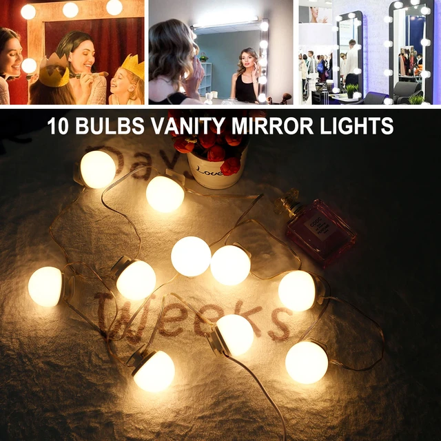 10 Bulb LED Vanity Mirror Lights