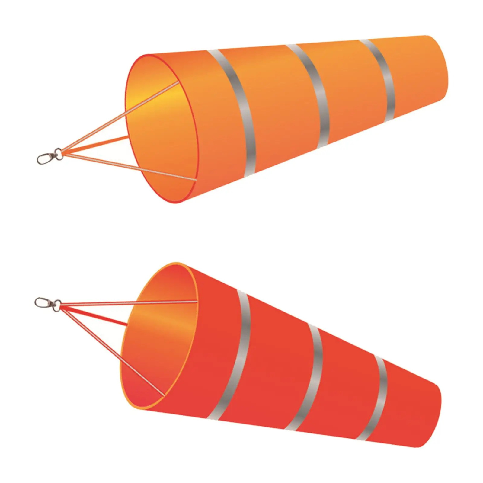 60cm Windsock Wind Measurement Hanging Kite Toys Indicator Waterproof Sock Bag Wind Direction Strength Indicating Farm wind sock
