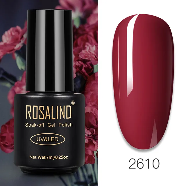 ROSALIND Nail Gel Polish Glitter Series Gel Varnishes All For Manicure Soak Off UV Lamp Nails Art Semi Permanent Gel Polish RA2610