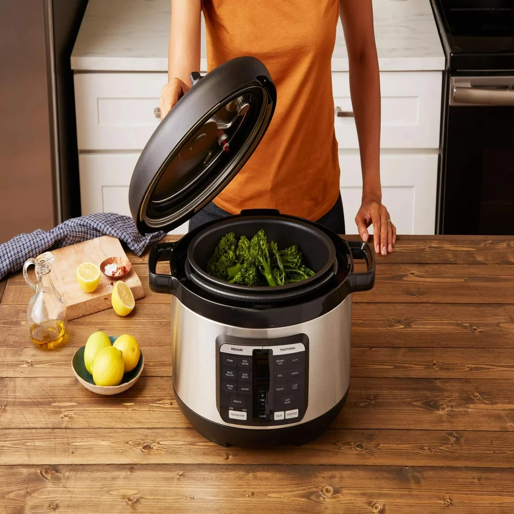 Autocuiseur oval à vapeur maximale Crockpot Express 5,7 L, acier