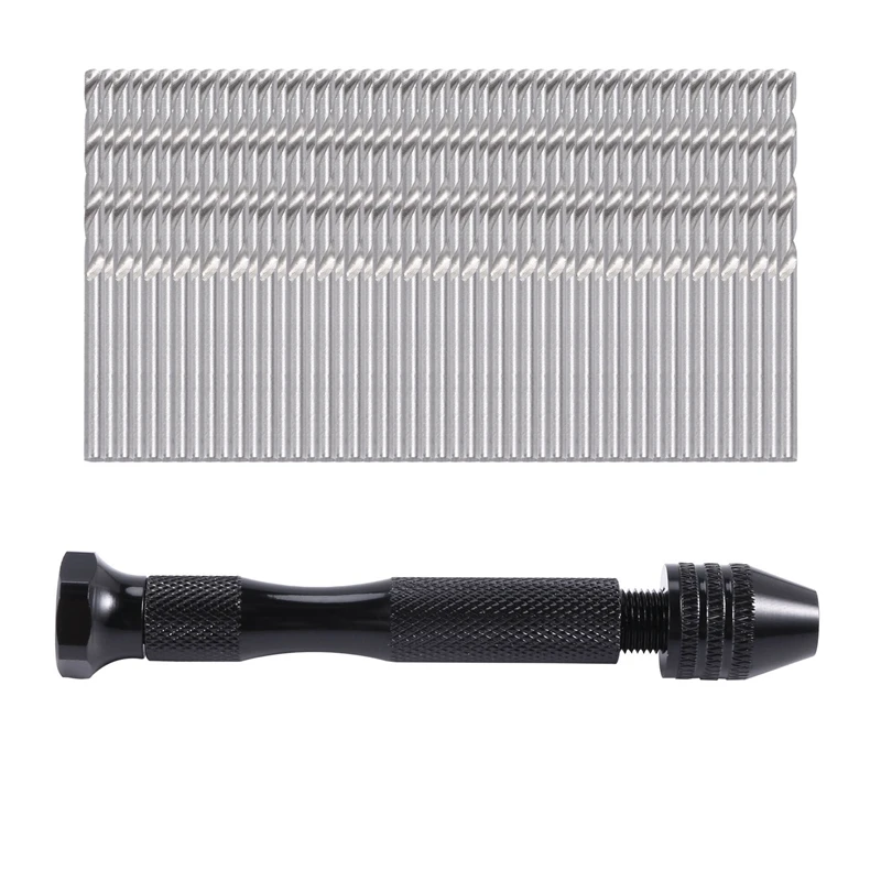 

Hand Drill Set Precision Pin Vise With 49 Pcs Mini Twist Drill Bits For Model,Diy,Jewelry Making,Multipurpose Rotary Tool Drilli