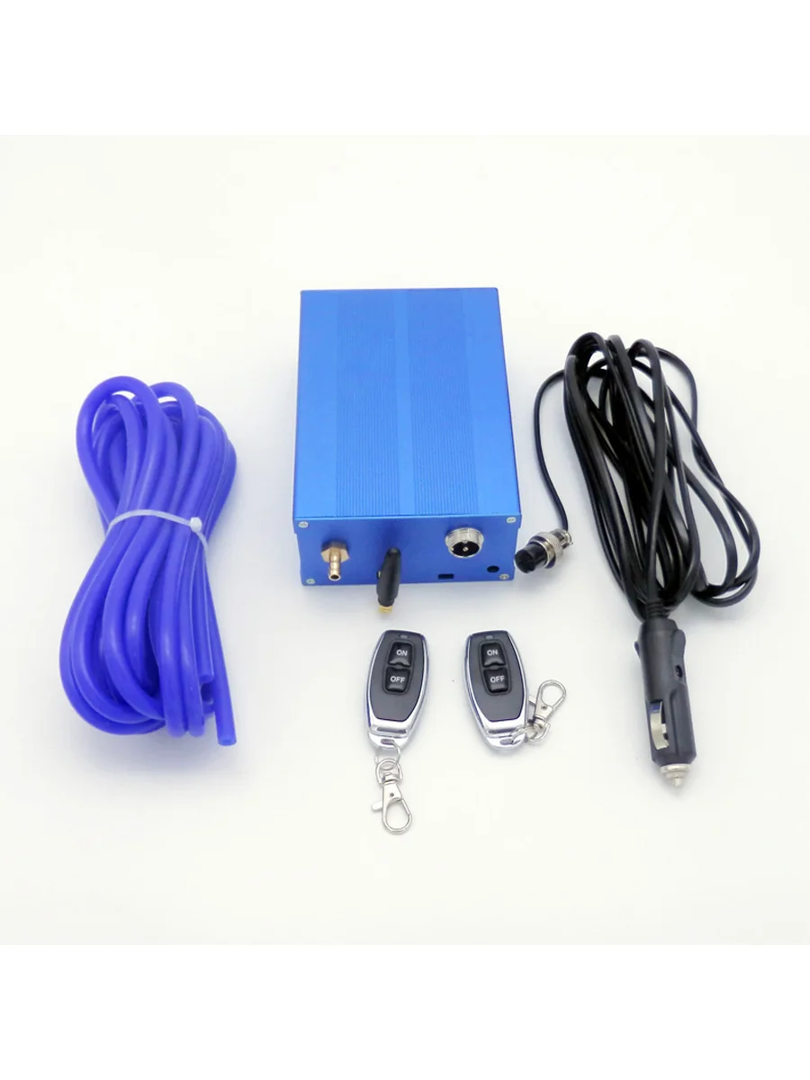 

Acoustic modification of pneumatic electronic switch of remote control vacuum pump for automobile exhaust valve controller