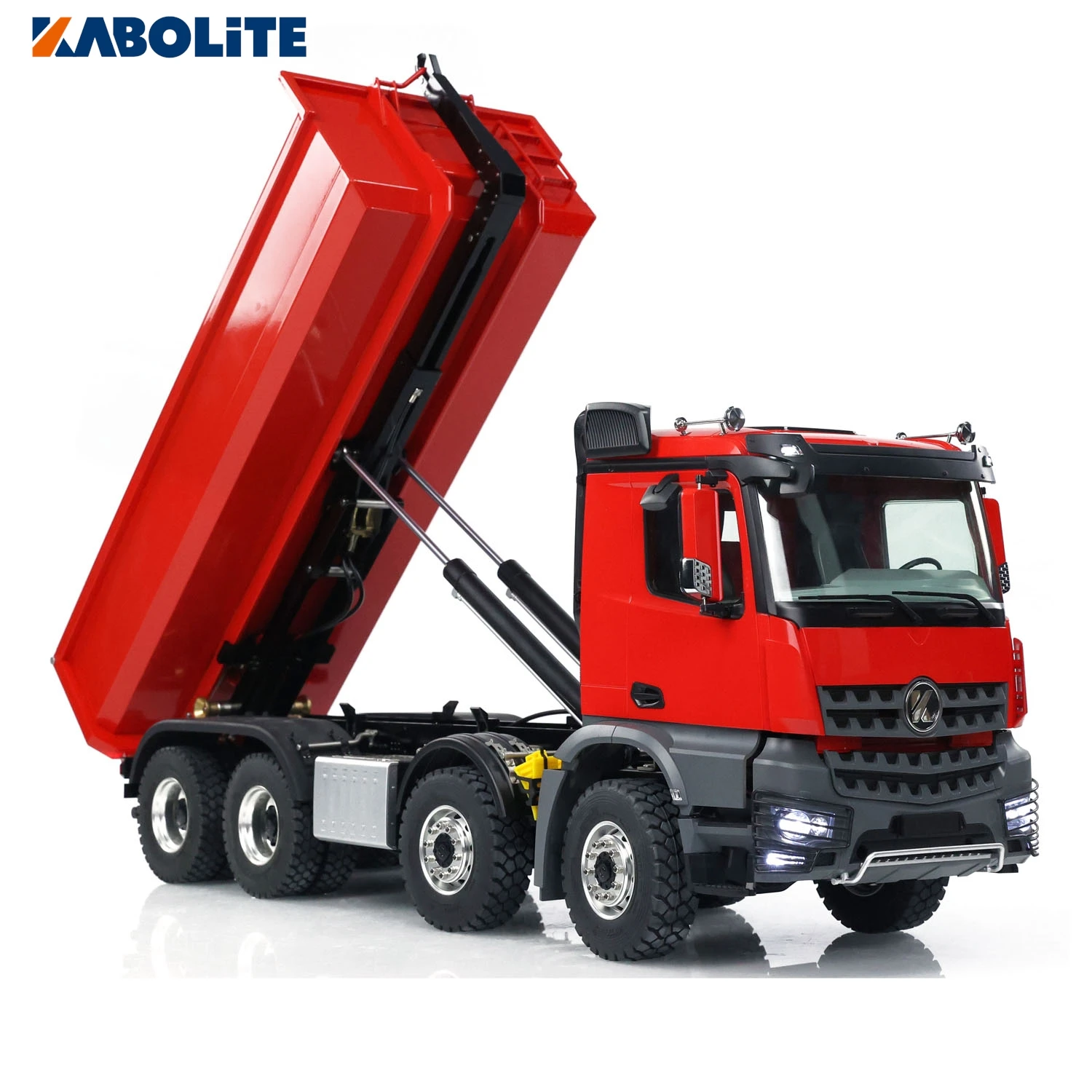 In Stock KABOLITE K3365 Dumper Tipper Car Metal 1/14 8X8 RC Hydraulic Dump Truck Lights Sound System RC Toys Gifts Model 3