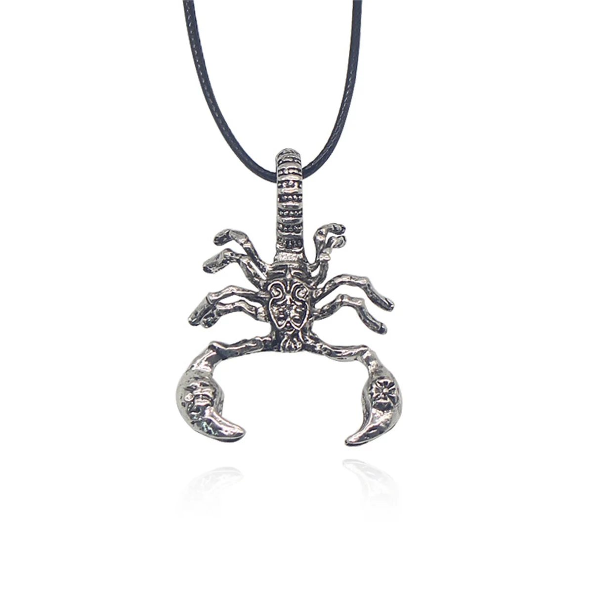 1Pc Retro Skorpion Schlüsselbund Halskette Gothic Coole Tier männer Anhänger Schlüsselbund Personalisierte Punk Stil Schmuck Geschenk Halloween – Detail 8