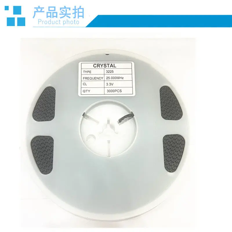20개 32MHz 3225 SMD 액티브 크리스탈 발진기 3.2×2.5mm 4핀 석영 공진기 전자 부품