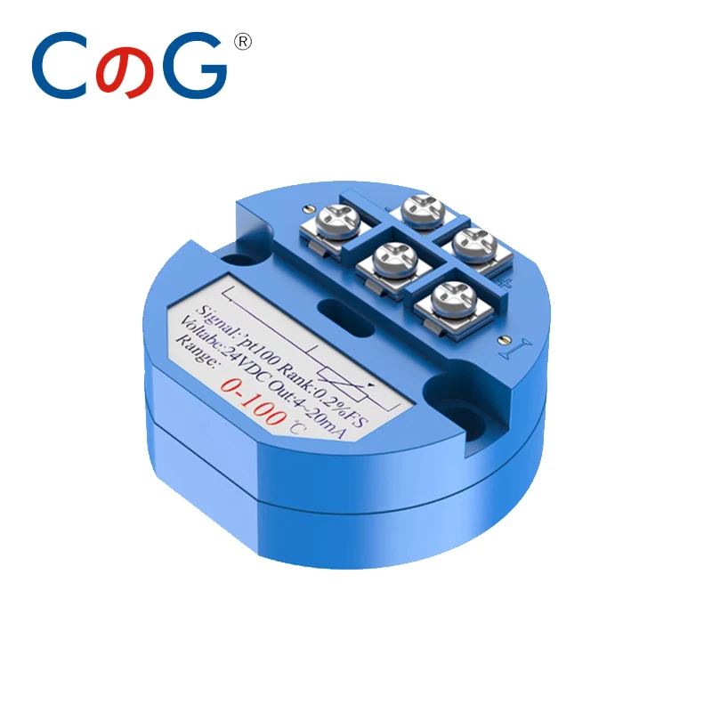 Advanced Temperature Transmitter Module with 4-20mA Output and DC24V Input