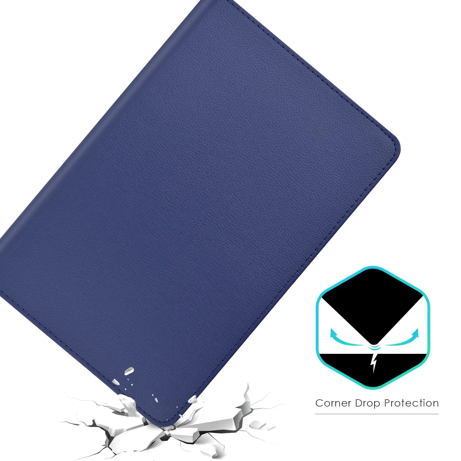 Estojo Protetor de Couro com Função Dormir e Acordar Estande Giratório 360 para Xiaomi Pad Pro 11 Tablet 2023 - Imagem 6