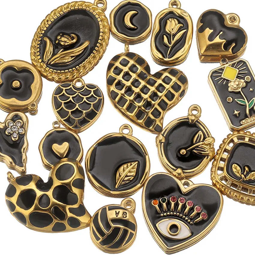 SUNNYCLUE Lot de 40 breloques en forme de chat en émail – Tasse à café en alliage en vrac pour la fabrication de bijoux, colliers, boucles d'oreilles, porte-clés, bracelets, loisirs créatifs