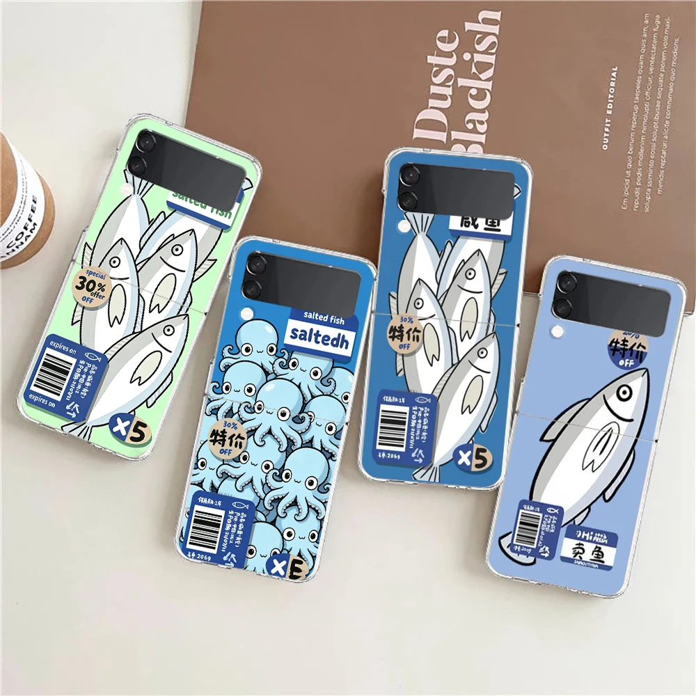 Crystal Clear Folding Phone Protective Cover - Durable Hard Shell with Discounted Price