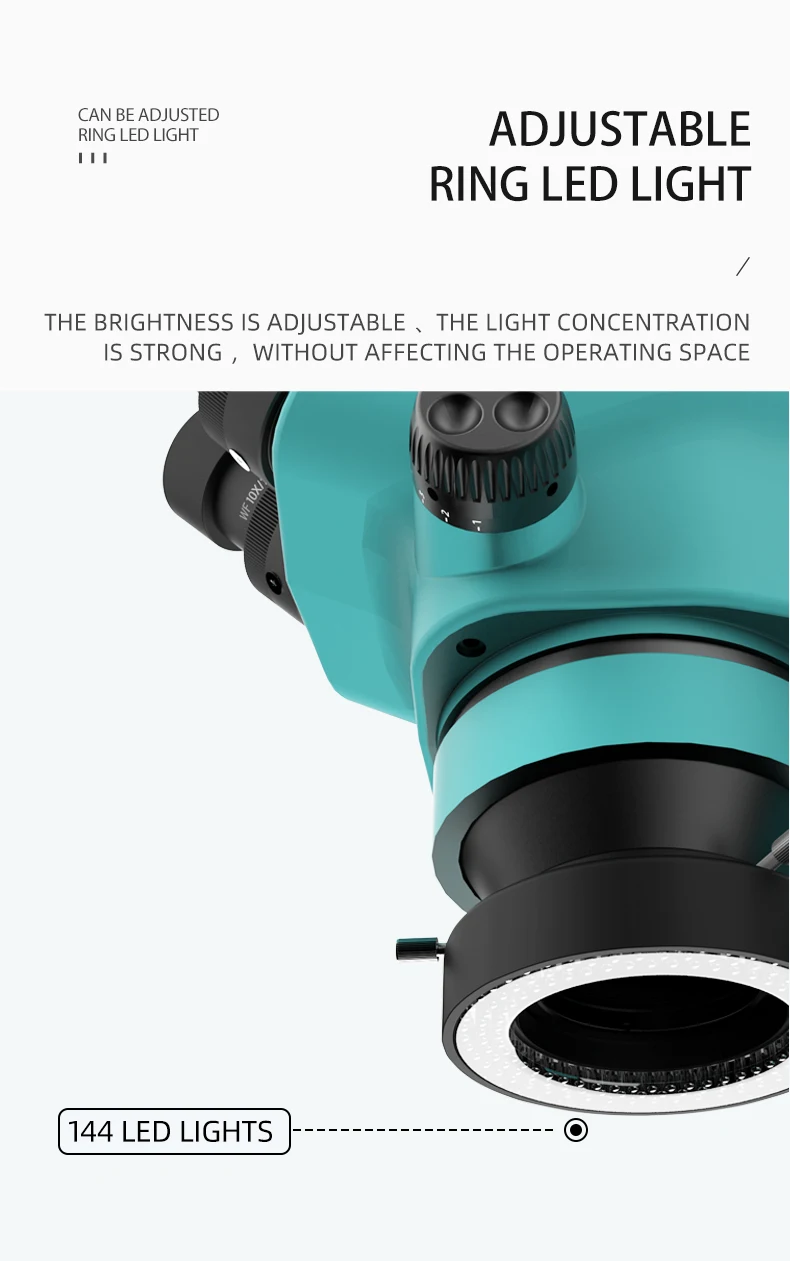 RF4 Good Quality 6.5-65X Triocular Synchronous Zoom Lens Apply To