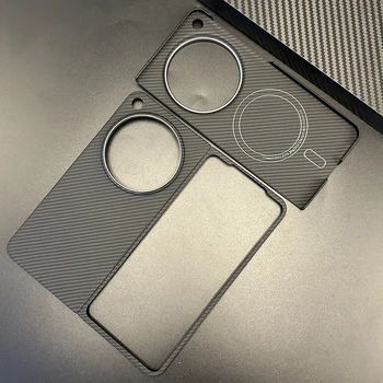 Magnet 600D Real Aramid Carbon Fiber Phone Case Cover On For One Plus Oneplus Open Fold 5G Global OneplusOpen 512/1000 Magsafe