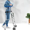 Travel-Friendly Elderly Shopping Cart Auxiliary Walking Crutches Can Sit & Fold Walking Cane Car for Support 1
