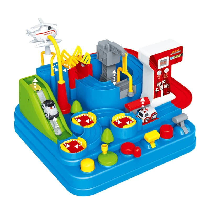 Car Adventure Toys Race Tracks Toy Toddler Car Toys Interactive Classic Toys For 3 4 5 6 7 8 Year Old Boys Girls-Drop Ship