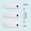 Hybrid Shredded Memory Foam Pillows King Size Set of 2 Adjustable Loft Fluffy Down Alternative Removable Cover Soft Breathable 5