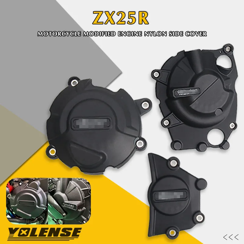 

Motorcycle Engine Case Engine Guard Cover Protector For GB Racing Protector For KAWASAKI ZX-25R ZX25R ZX 25R 2020 2021 2022 2023