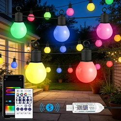 Enhanced Smart LED Bulb String Lights - Color - Changing USB Fairy Lights (30M 50 bulbs)