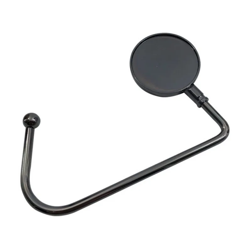 1PCS Portable Folding Bag Hook Hanger Purse Handbag Holders Foldable Table Hook Women Handbag Organizer Office Desk Side hook bag hanger desk edge hook