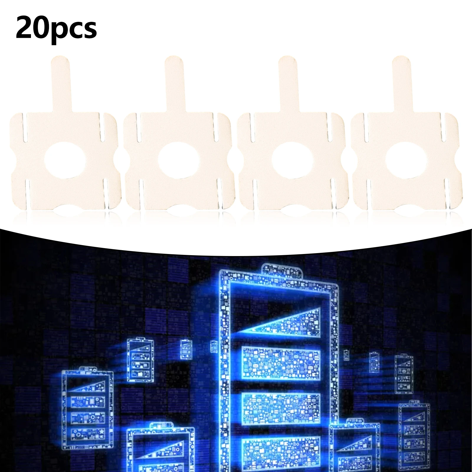 

20 шт. точечная сварка, никелевая пластина, литиевая батарея, гальванический никелевый лист U-образной формы для никелированной стальной полосы Makita