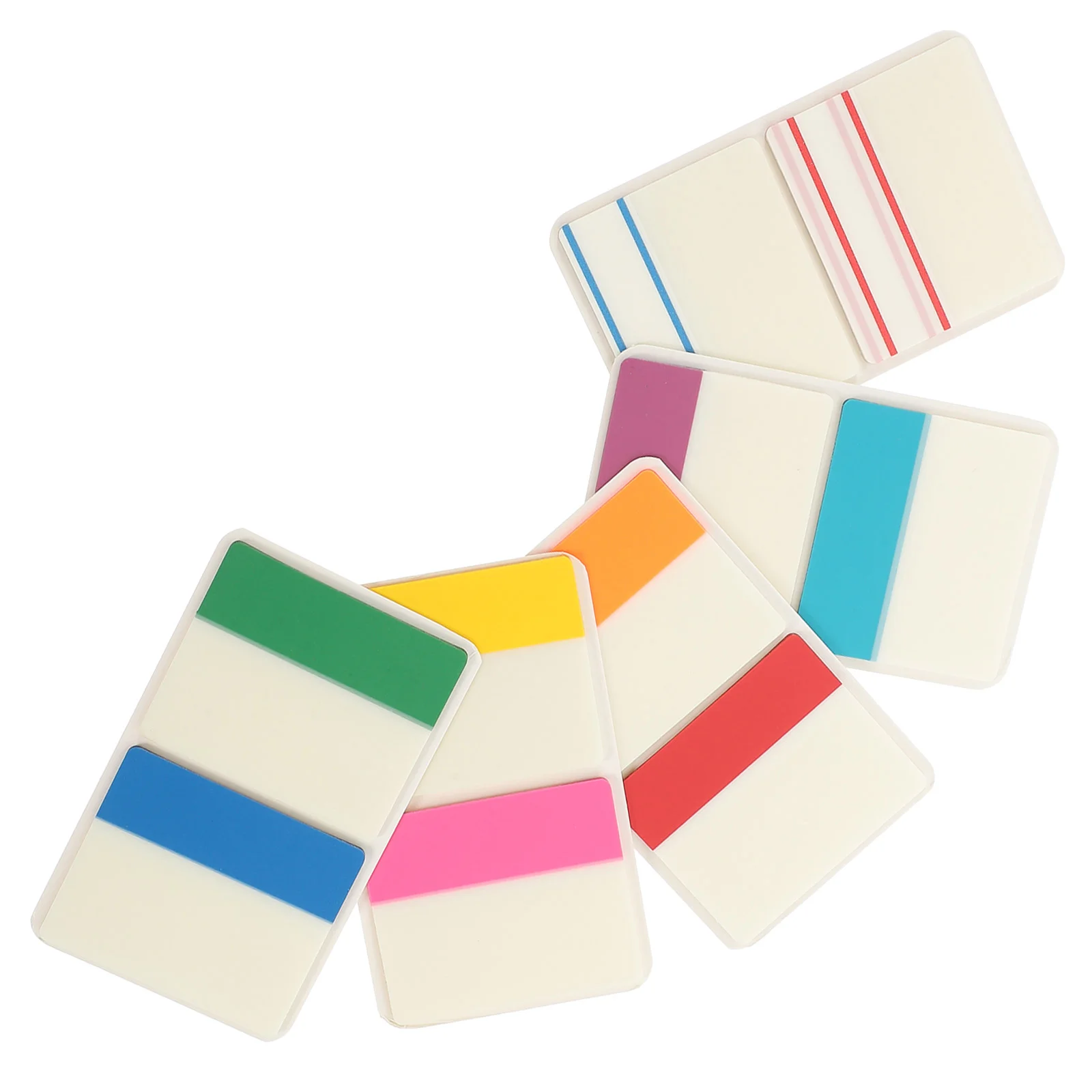 

5 Books of Colorful Tabs Sticky Tabs Page Markers Portable Book Tabs for Office Gift