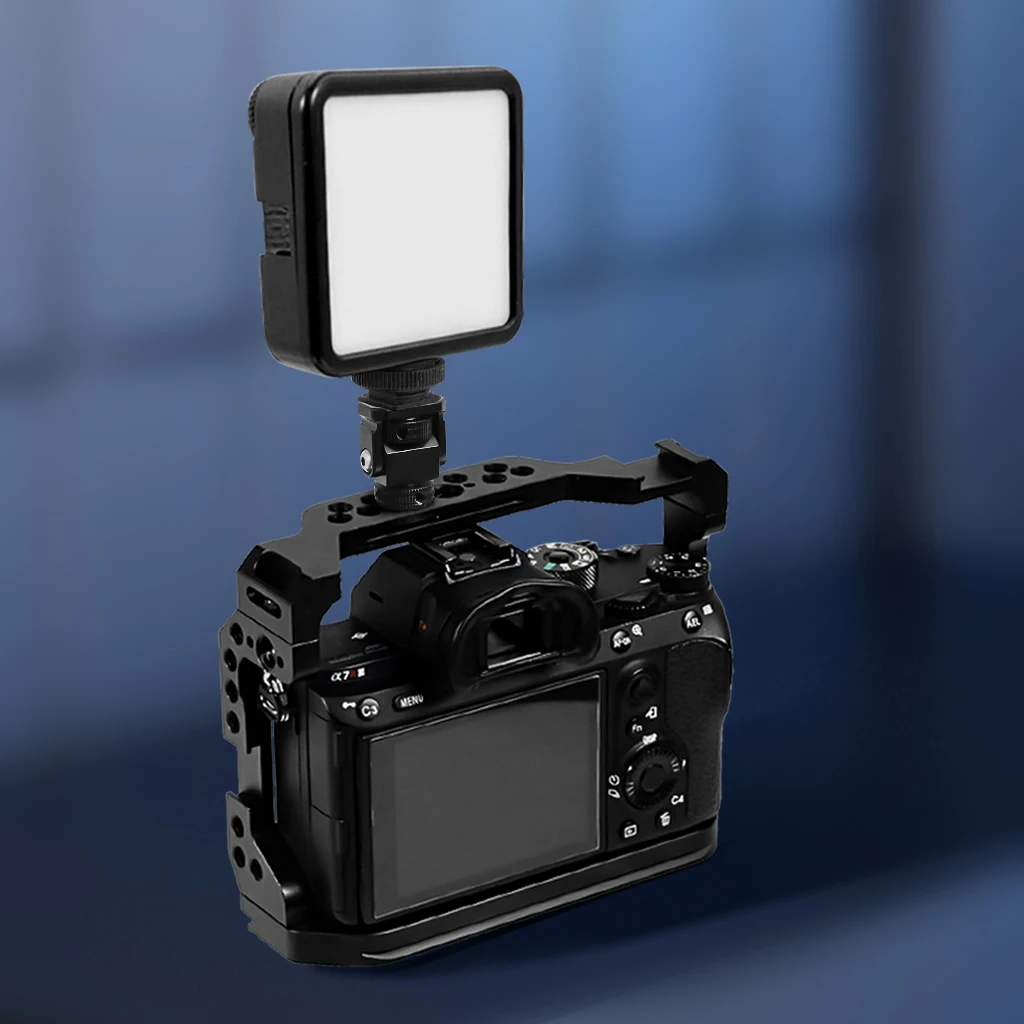 Field Monitor Holder Swivel and Tilt Adjustable Monitor Mount Cold Shoe Mount 1/4 Screw ARRI Locating Pin for DSLR Camera camera screw mount camera mount adapter