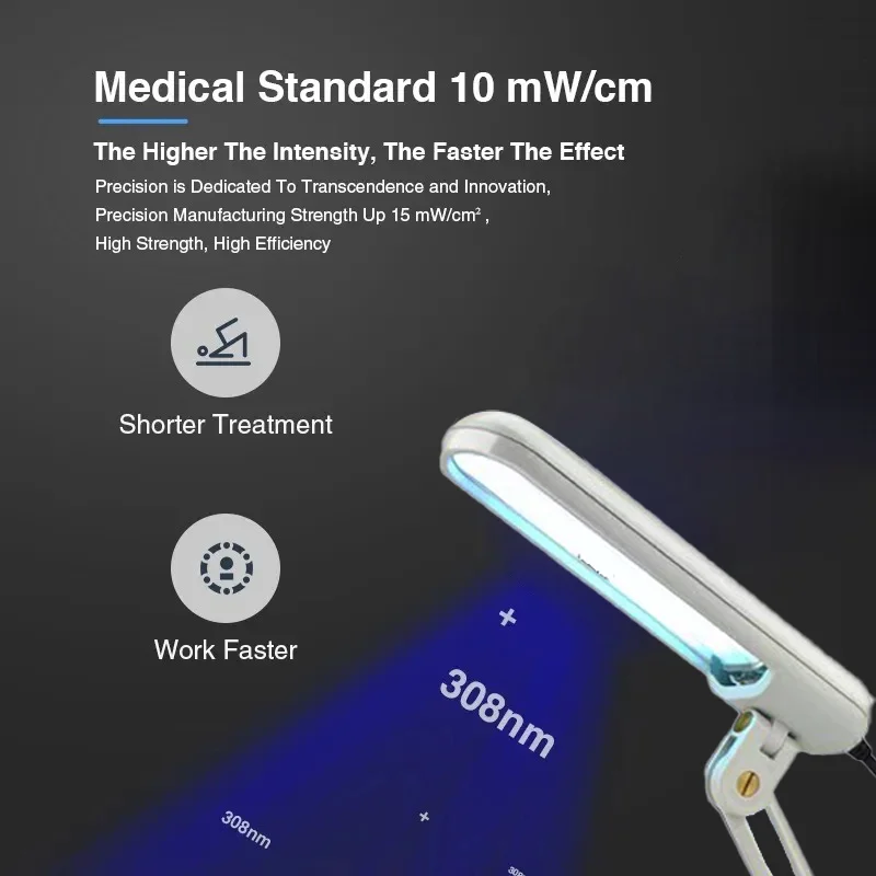UVB Lamp UV for Vitiligo Psoriasis White Spots Skin Disease 311nm Ultraviolet Phototherapy Instrument - Image 2