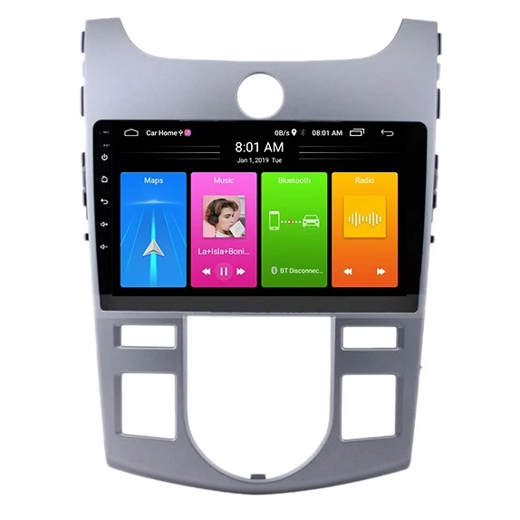 

Автомобильный MP5-плеер 2 Din на Android 10,0, радиоприемник 10 дюймов, 2 + 16 ГБ, Wi-Fi, Bluetooth, Gps-навигация для Kia Forte 2010-2018