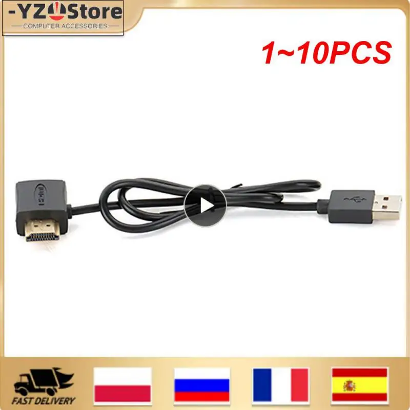 

1 ~ 10 шт., USB-Кабель-адаптер для вентилятора, от 2,0 A до 3/4-контактный, 5 В, черный