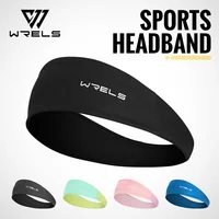 WRELS Sports Headbands Athletic Sweatbands Non Slip Elastic Sweat Hairbands Moisture Wicking Running Fitness Yoga Hair Band