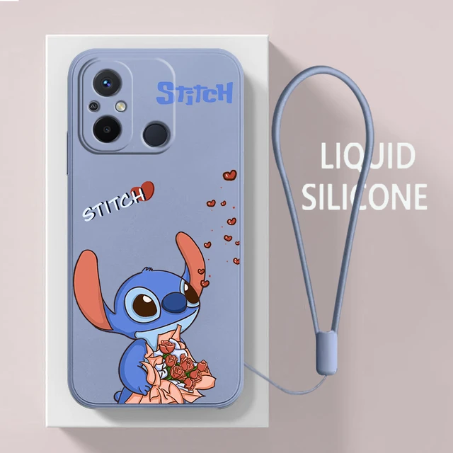 Funda para Xiaomi Redmi 9AT Oficial de Disney Stitch Azul - Lilo