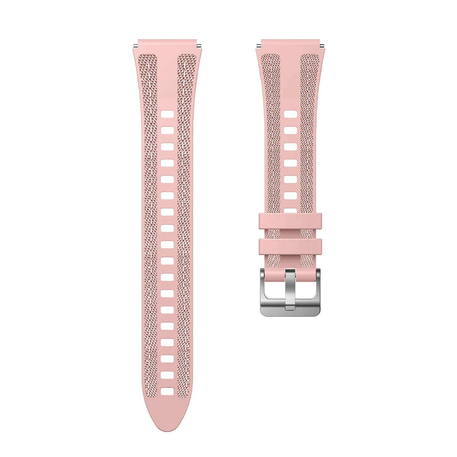Premium 18mm Nylon and Silicone Watch Strap Bracelet