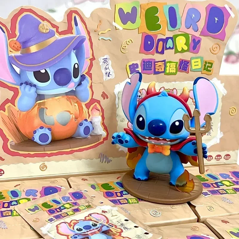 

Оригинальный Стич, дневник со смешными страницами из студии Disney Stiezy, Сумка с загадками, аниме фигурка, коллекция украшений, кавайная модель