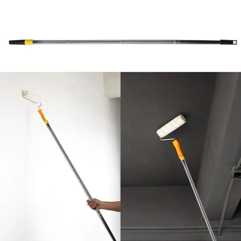 telescopico com escova pintura de parede portatil suprimentos para teto 04