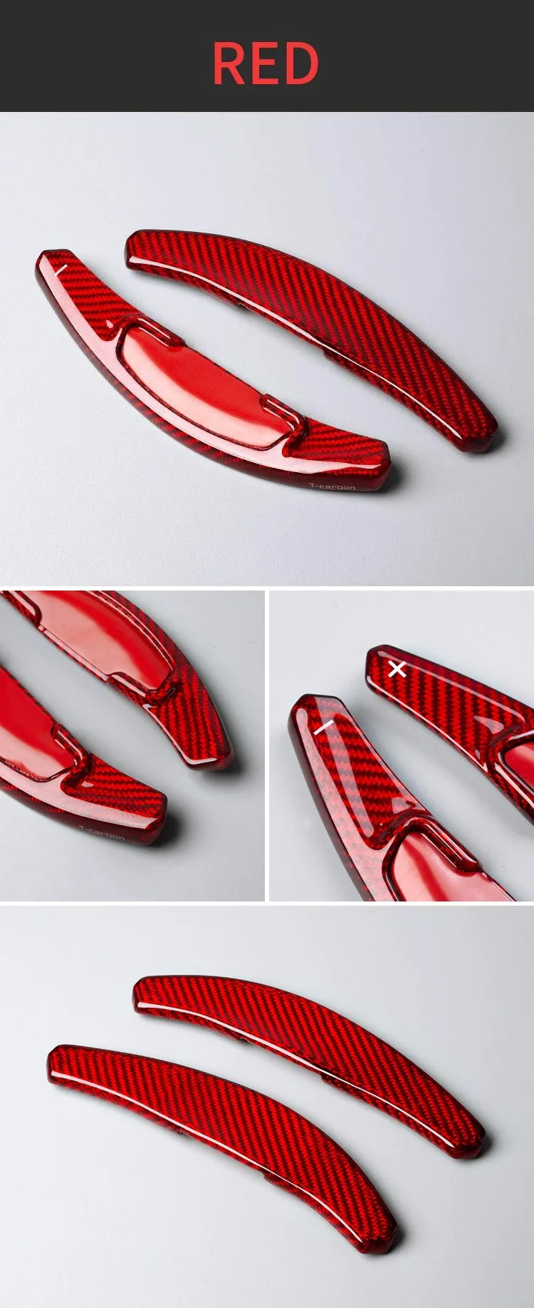 T-carbon Steering Wheel Paddle Shifter Fit For Honda New Fit Odyssey Auto Accessories Shift Paddle
