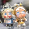 Protective Acrylic Storage Case For Plush Dolls Display Bag for Crybaby No Doll Transparent Portable Cable Organizer Box Storage 2