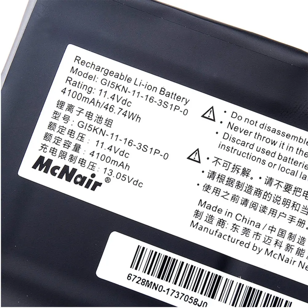 Original Bateria para Hasee Gi5cn00133s1p-0 Z7m-kp7gc Kp7gt Kp7ec Z7m-kp5gc Machenike T90-ti3c Machenike Fx600 Fx500 - Imagem 4