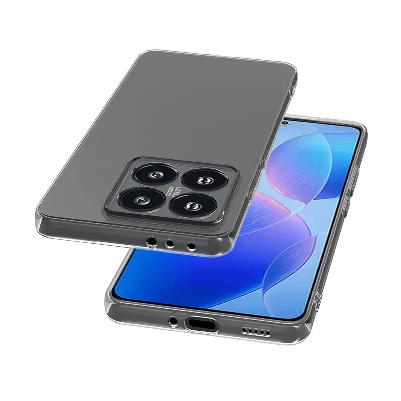 Clear Transparent Soft TPU Phone Case - Slim and Simple Design