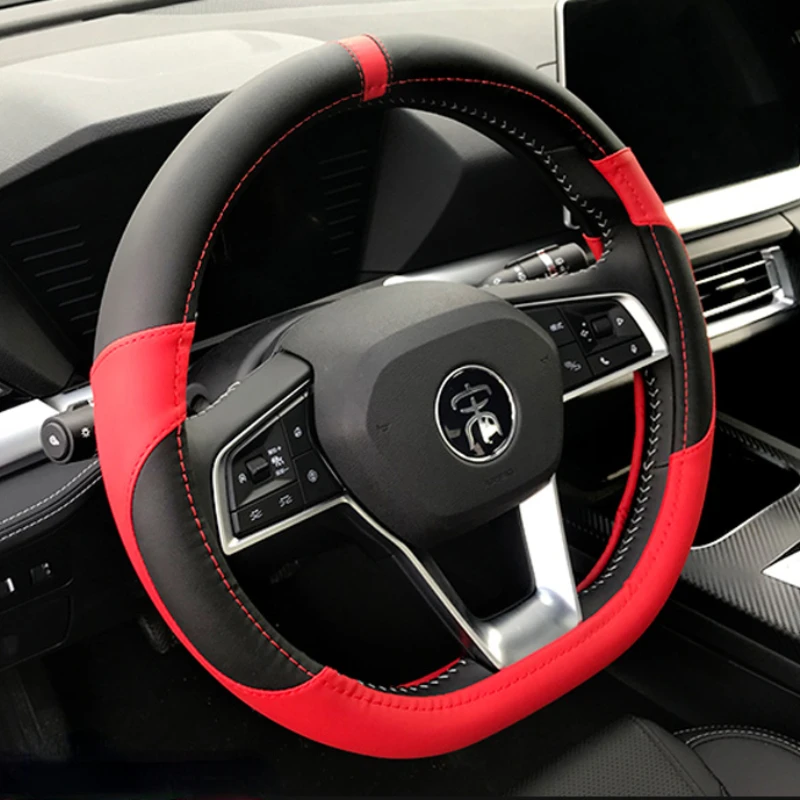 

Кожаный чехол на руль для BYD SONG PRO dmi, аксессуары для интерьера автомобиля