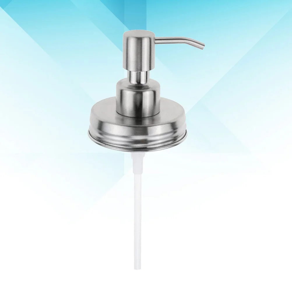 

Stainless Steel Lids Dispenser Pump Foam Hand Soap Handwashing Fluid Cover Lotion Man