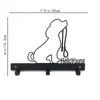 1pc Iron Crafts, Dog Lead/Leash Key Coat Door Towel Hanger Holder Rack Key Hook - DOG WITH LEAD, Wall hanging，Wall-mounted，Hooks 2