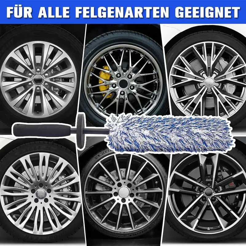 Car Wheel Brush Wheel Rim Brush Rim Cleaner Brush Wheel Brushes For Dirt &  Road Grime Car Rim Cleaning Brush Car Detailing - AliExpress