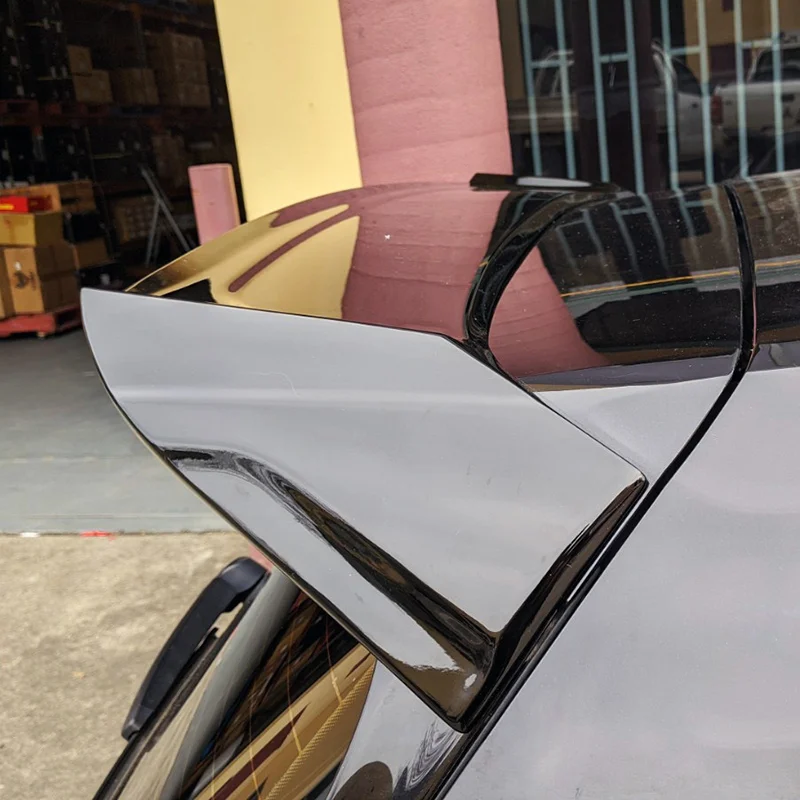 Car Rear Wing Spoiler Car Roof Spoiler 2013- For Volkswagen Golf 7 MK7 TSi TDi GTI R GTD GTE OSIR Style Car Rear Roof Spoiler Rear Trunk Wing Lip By ABS