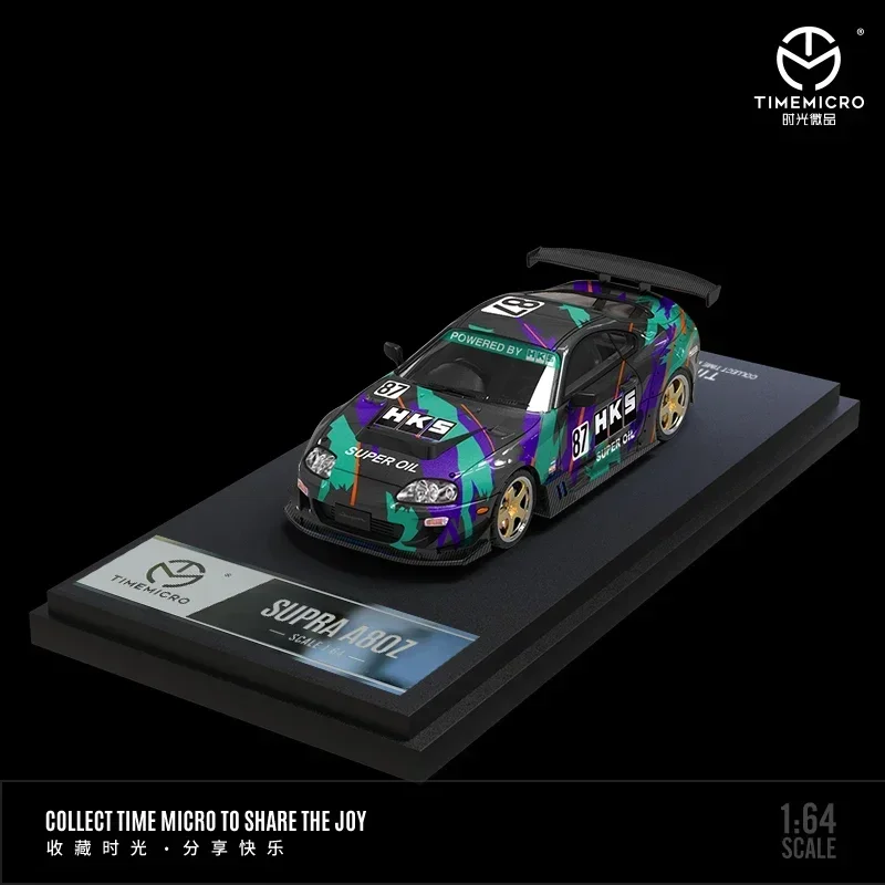 

TimeMicro 1:64 Supra A80Z синий/HKS литая модель автомобиля