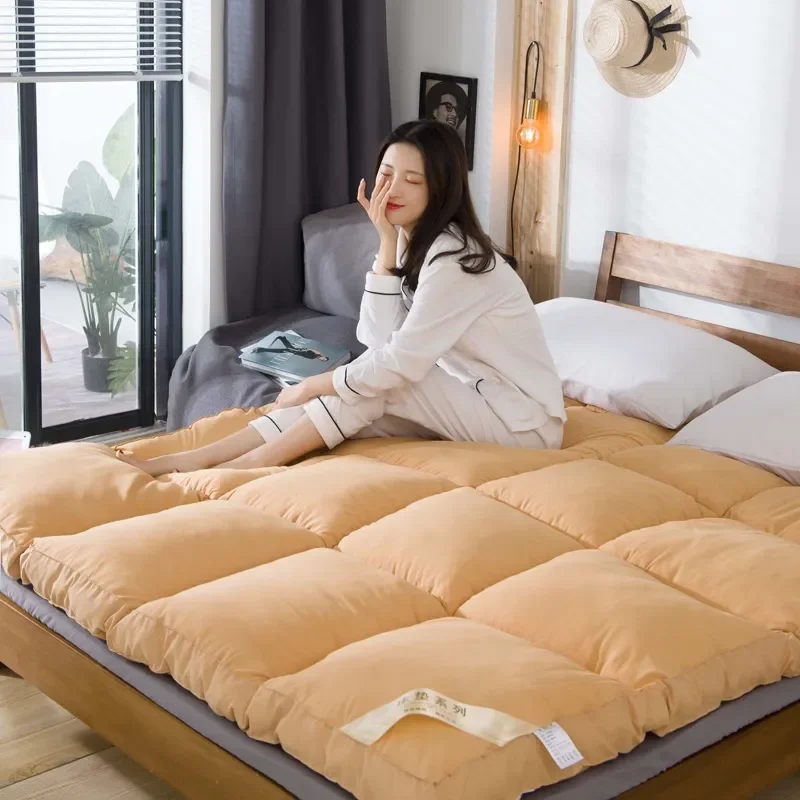 Description Picture 6 of itemComfortable Floor Mattress Thickened Bed Mat Carpet Economy 1.8M Double Folding Tatami Lazy Cushile Floor Sleeping Maon Sheet