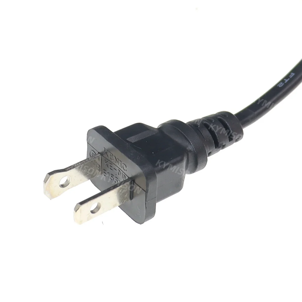18AWG NISPT-1 전원 코드 US NEMA 1-15P - IEC320 C7 8자형 커넥터 AC 2구분극 전원 공급 케이블 플러그