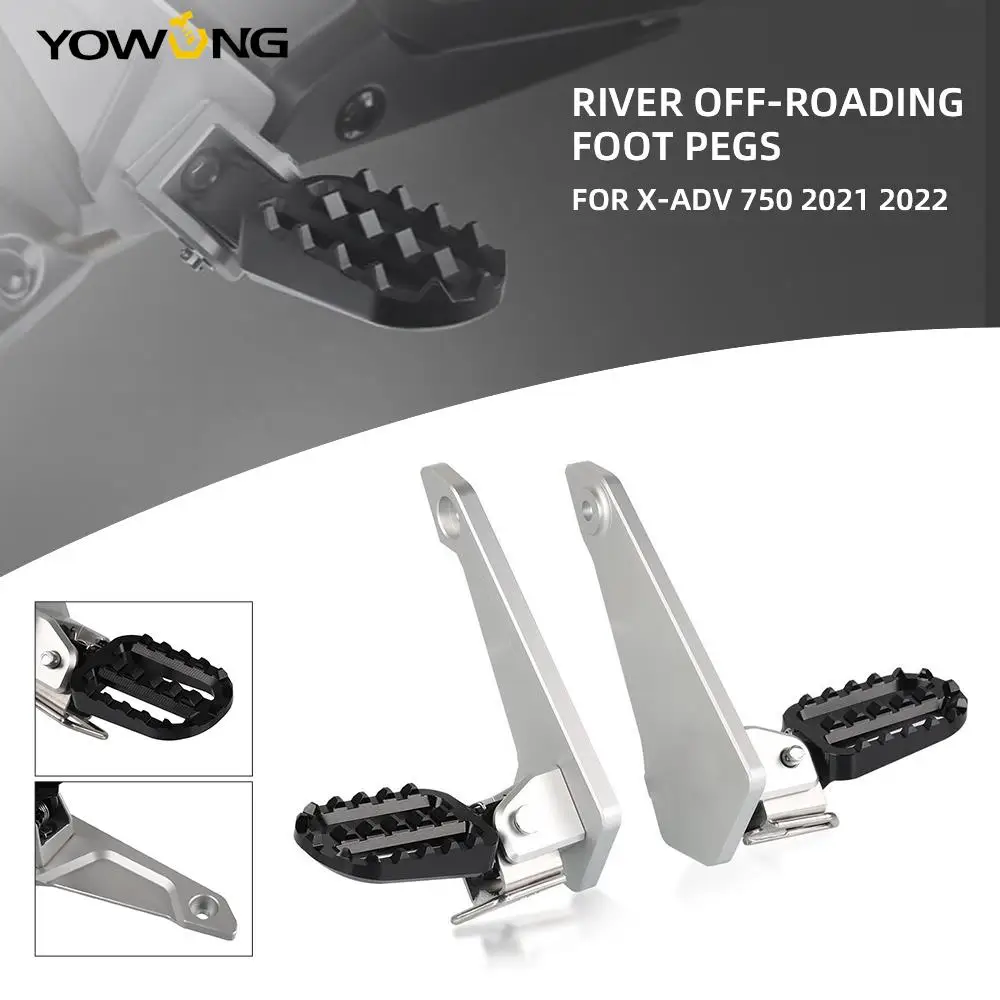 

New Motorcycle accessories Folding Rear Foot Pegs Footrest Passenger FOR HONDA XADV750 X-ADV X ADV XADV xadv 750 2021 2022