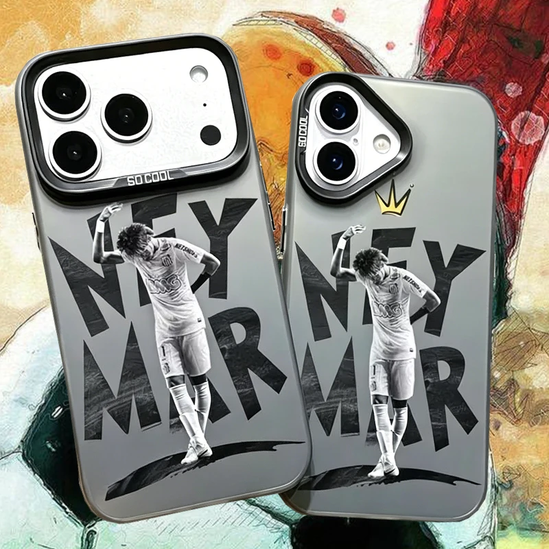 N-Neymars Frosted Acrylic Phone Case - Stylish and Durable Protective Cover