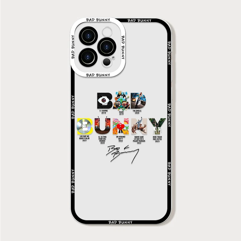 Bad Bunny DTMF Clear Phone Case - Enhanced Protection & Stylish Design