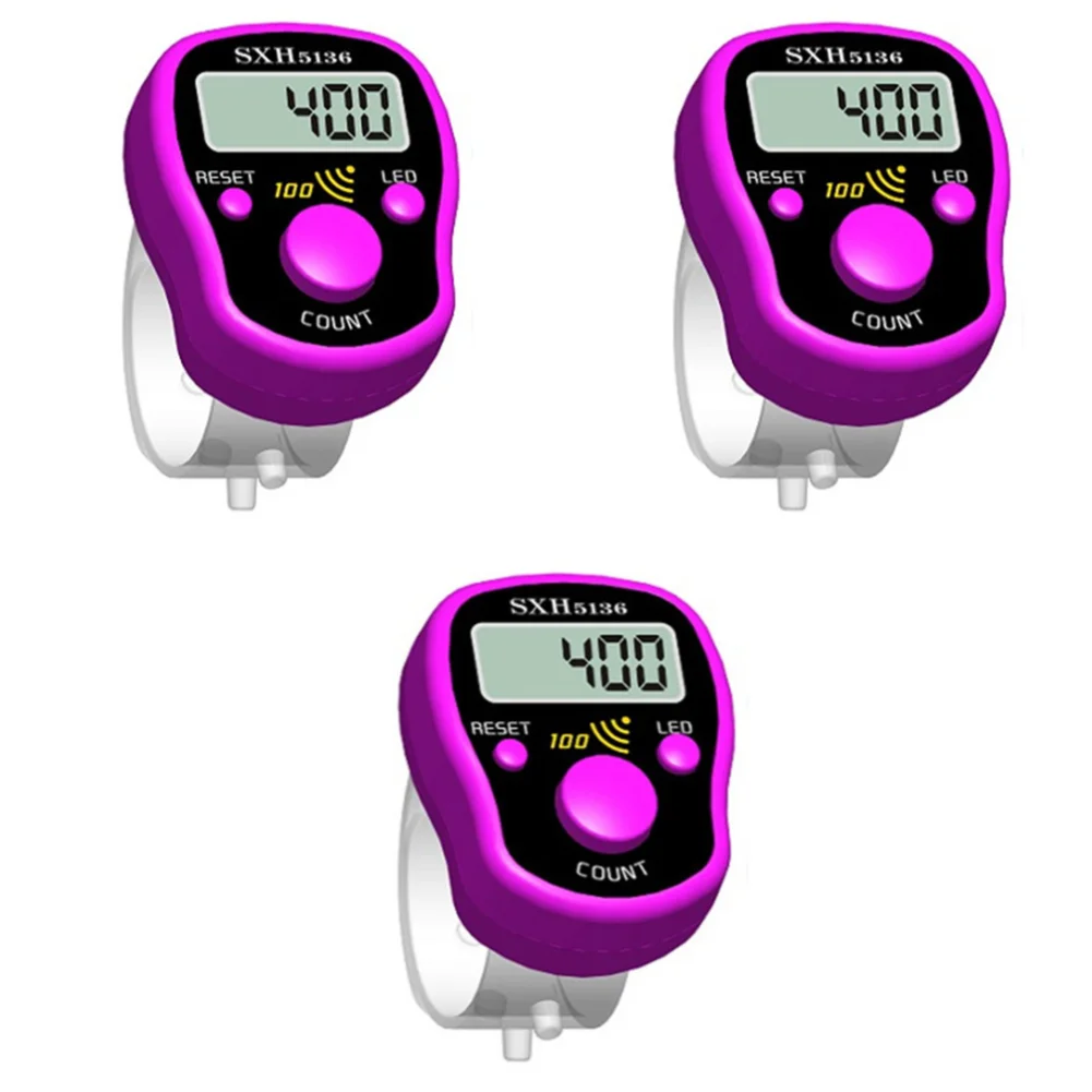 3PCS Purple