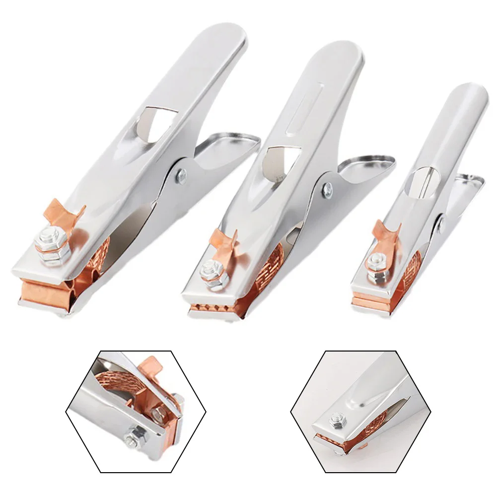 1PC 300/500/800A Welding Earth Clip Clamp Electroplated Ground Clamps Electrode Holder Cable Clip Manual Welder Welding Tools - Image 3