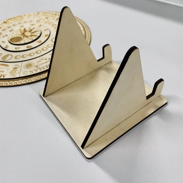 11.81'' Wheel Of The Year Wiccan Calendar Engraved Board Wooden Witch Altar  Wall Art Pagan Home Decor Witchcraft Present - Desk Calendar - AliExpress